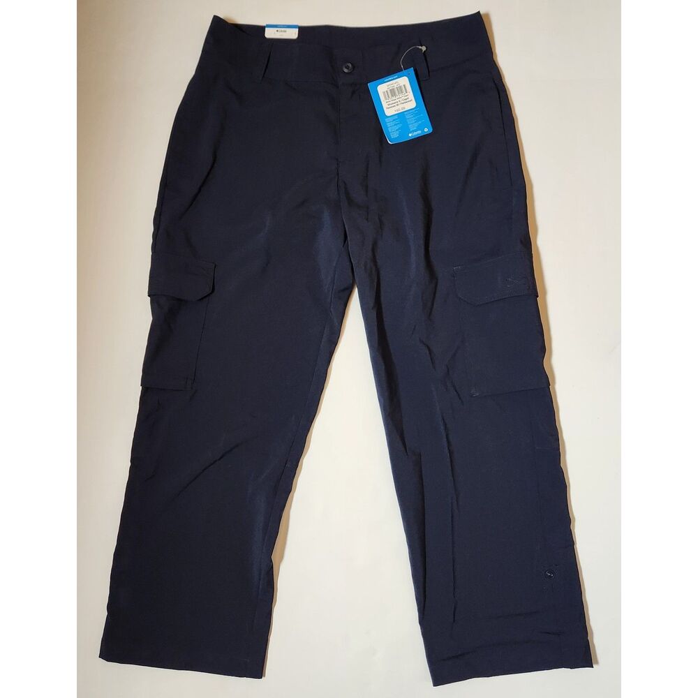 Columbia Silver Ridge Utility Capri Pants Women’s 6 Navy UPF 50
